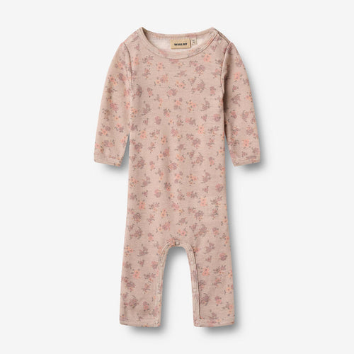 Wheat Wool Wool Jumpsuit L/S Haven Jumpsuit 1358 lilac flowers