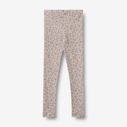 Wheat Wool Wool Leggings Agi Legging 1481 blue flowers