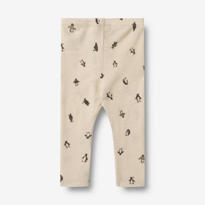 Wheat Wool Wool Leggings Agi | Baby Legging 9564 penguins