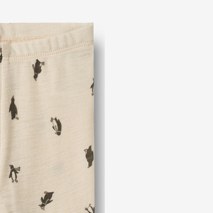 Wheat Wool Wool Leggings Agi | Baby Legging 9564 penguins