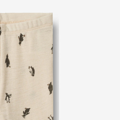 Wheat Wool Wool Leggings Agi | Baby Legging 9564 penguins