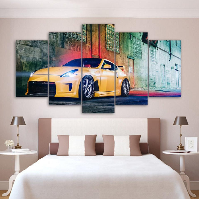 Nissan 370z 5 Panel Canvas Print Wall Art - GotItHere.com